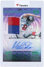 Morten Anderson New York Giants Signed 2020 Panini Illusions #IJ-MAN #7/10 Card
