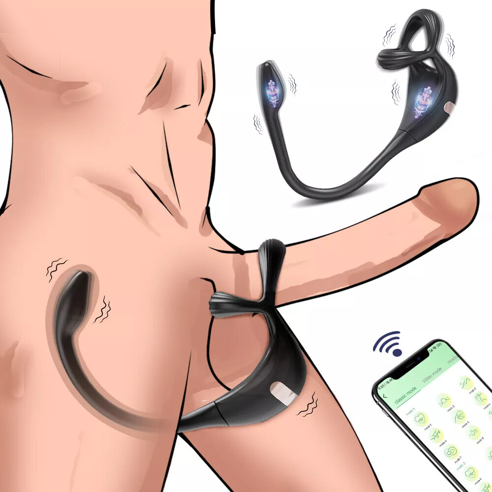 Prostata Stimulation Erotik Penisring Analplug Sex Spielzeug für Paare Männer