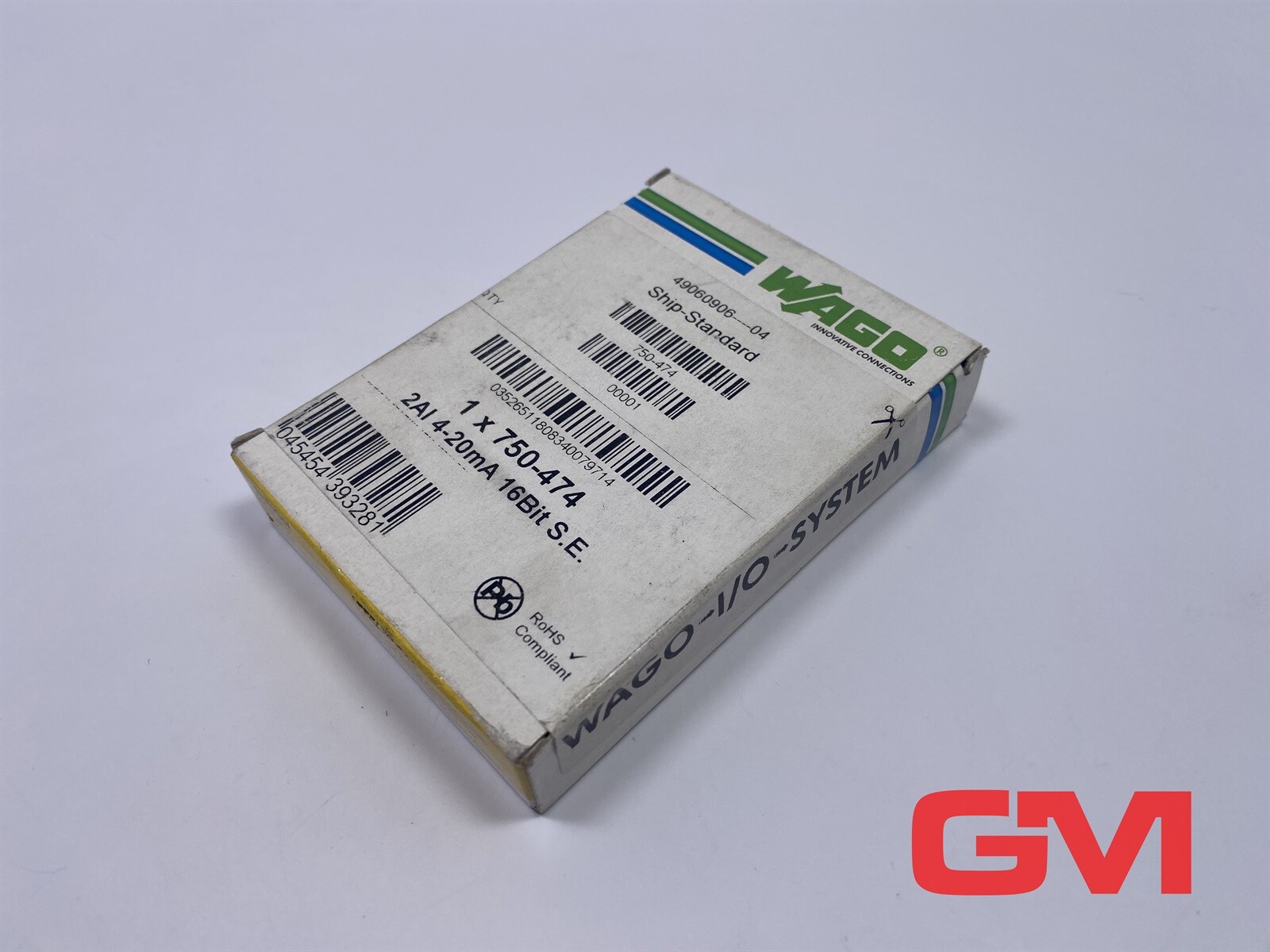Wago 2-Channel Analog Input 750-474 4-20mA 16 Bit