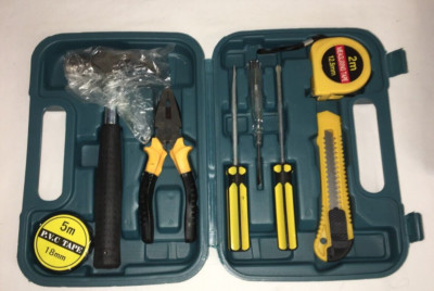 Sterling Tools 8pc Set Hammer Screwdrivers Measuring Tape Voltage Detector NIB!