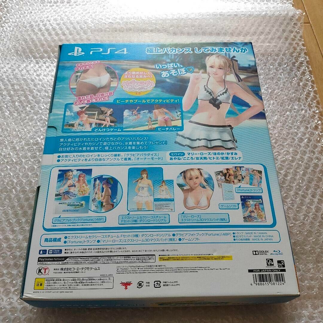 DEAD OR ALIVE Xtreme 3 Fortune Collector's Edition PS4 New DEAD OR ALIVE Xtreme 3 Fortune Collector's Edition PS4 New