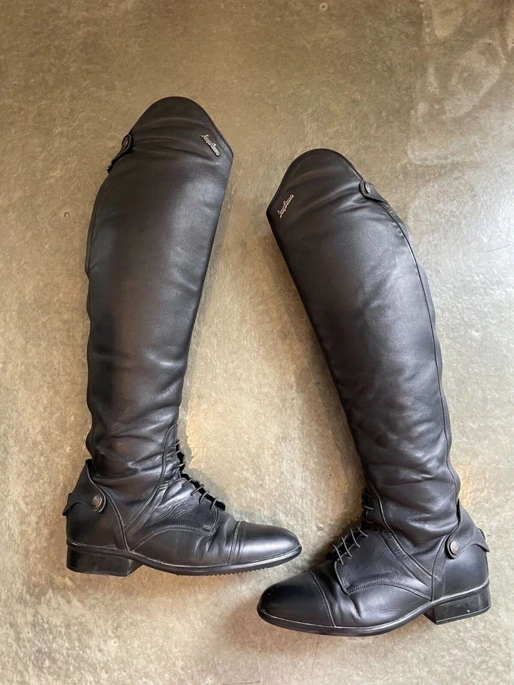 Sergio Grasso Imperia Botas de Campo Alto Negro Foto 3 de 4