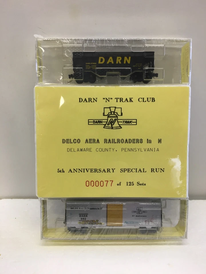 N Scale Micro Trains MTL Special Run 92-21 DARN Enhanced 2-Pack Number 077 - Image 4 of 4