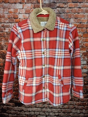 NWT! GIRL'S SOHO THREADS GIRLS PLAID FLEECE SHERPA LINED JACKET Medium 10-12 | eBay