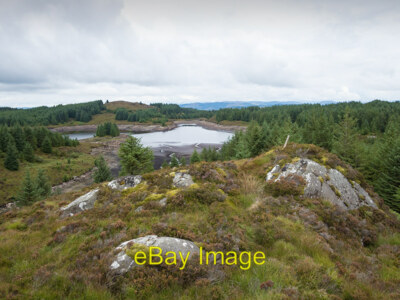 Foto 6x4 Blick Richtung An Locha Cham (Cam Loch) Ich folge einer Route vag c2021