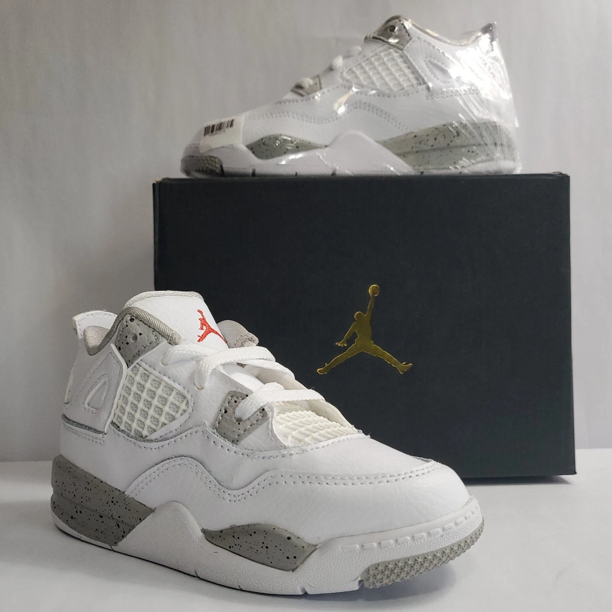 Jordan 4 White Oreo Deadstock Nike BQ7670-100 Size 10 TD | eBay