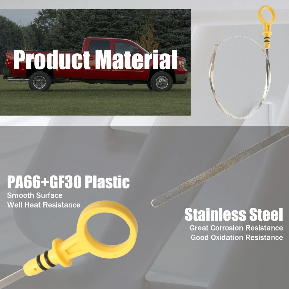 Varilla de medición de aceite de motor compatible con GMC Yukon XL 2500 Chevrolet Suburban 2500 Foto 3 de 4