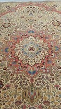 Antique Turkish Area Rug HANDMADE Livingroom Rug Natural Kitchen Wool Rug