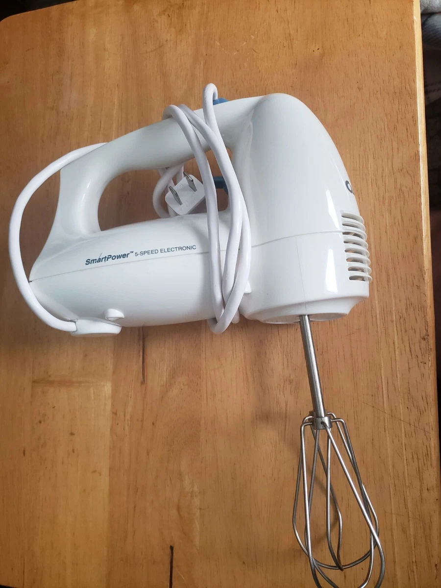 Cuisinart Hand Mixer Chrome HTM-5 Smart Power 5 Speed Tested Works Great!