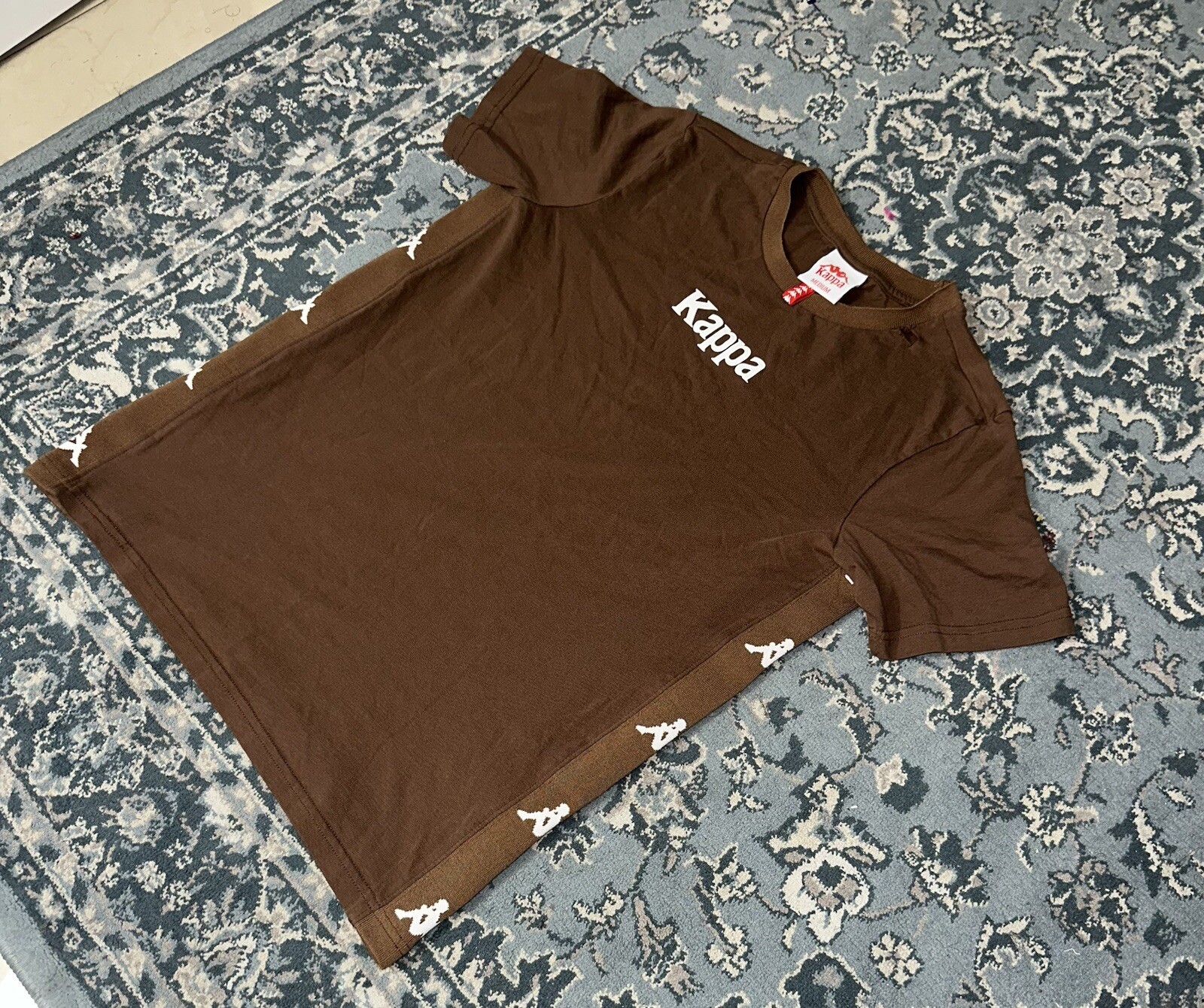 Vintage Kappa USA “Travis Scott brown” shirt 00s size medium