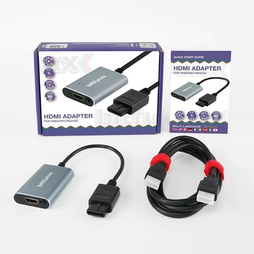 HDTV HDMI SNES N64 GameCube Converter Adapter SMART TV - Super Nintendo 64 NGC - 第 1/7 張圖片