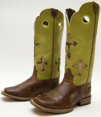 ARIAT 10014122 Youth Ranchero Brn Lime 