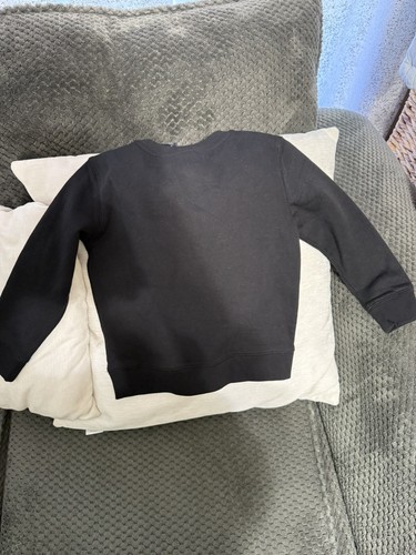 Polo Ralph Lauren Big Pony Logo Boys Sweatshirt Black Size 6 New - Picture 2 of 3