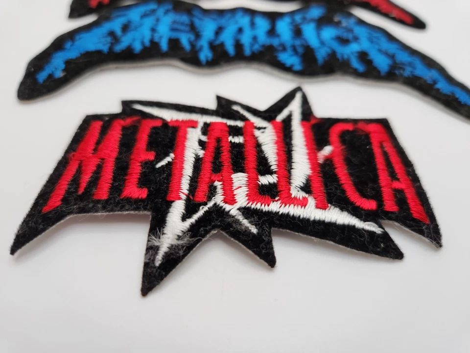 Lote de 4 parches de hierro Metallica. De colección, auténtico, raro... Foto 2 de 4