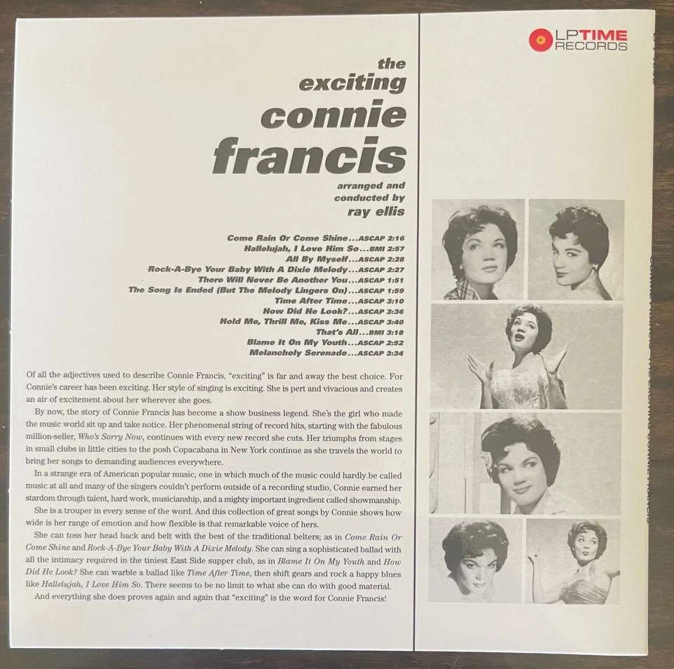 CONNIE FRANCIS: THE EXCITING, Includes COME RAIN OR COME SHINE, CD/Mini LP Spain Foto 4 de 4