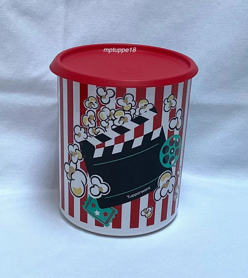 NUEVO Tupperware Noche de Película Palomitas Mega Combo Sal Especias Almacenamiento Tazón Vaso Foto 4 de 4