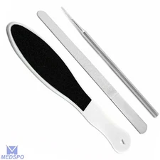 Chiropody Nail File Nails Trimmer Double Sided Foot File Pedicure Rasp Cleaners