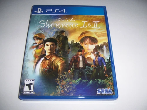 Original Box Case Replacement Sony PlayStation 4 PS4 Shenmue I & II 1 and 2