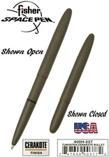 Fisher Space Pen #400H-237 / Tungsten Cerakote Bullet Space Pen