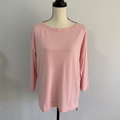 NWT United Colors Of Benetton Magliera Pink Sweater Size L