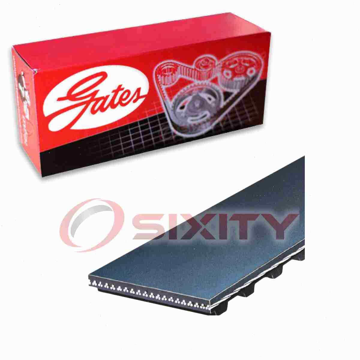 Gates T293 Balance Shaft Belt - PTFE Jacket, HNBR Rubber, Aramid Reinforced - View #4