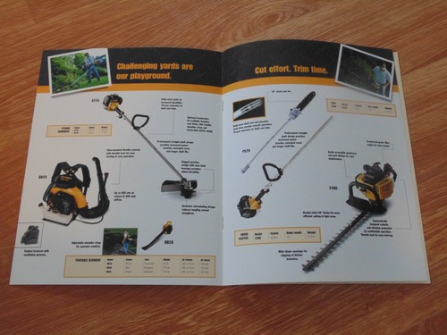 CUB CADET LITERATUR, ORIGINAL, KOMMERZIELLE LANDSCHAFTSWERKZEUGE 2003 - Bild 2 von 3