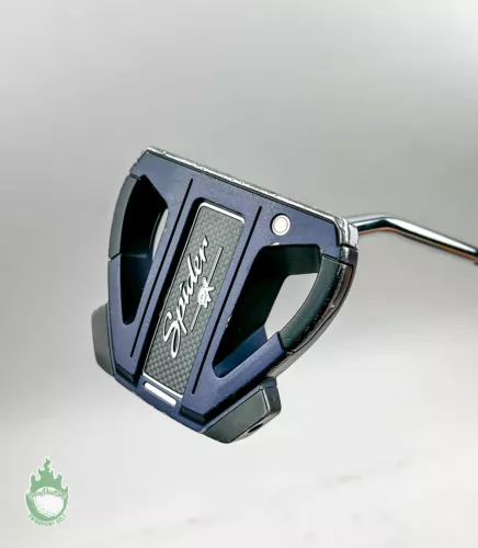 Used Right Handed TaylorMade Spider EX Navy/White 35" Putter Steel Golf Club