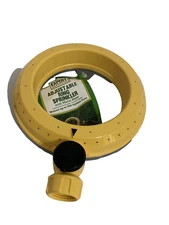 Expert Gardener Adjustable Ring Sprinkler with Metal Base 900 Sq ft
