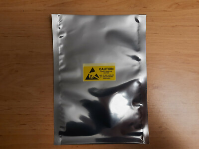 100x Antistatik Beutel ESD Abschirmbeutel 150x200mm 15x20cm + Warn-Sticker