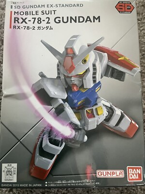 Bandai 001 RX-78-2 Gundam SD EX-Standard Model Kit - LOT | eBay