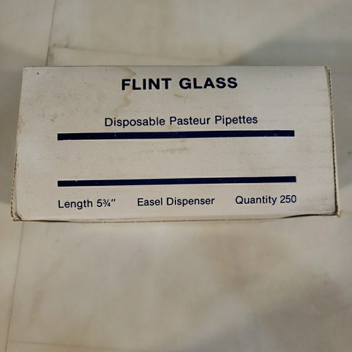 Flint Glass Disposable Pasteur Pipettes Easel Dispenser 5.75" ~250/box - 第 8/9 張圖片