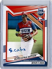 2022 Elite Extra Edition DPL Starlyn Jesus Caba Auto (B71) A1 Phillies Marlins