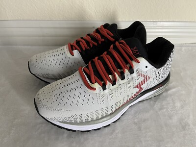 361° Men's Strata 4 - White/Black Lace up Running Sneaker  US SIZE 8.5
