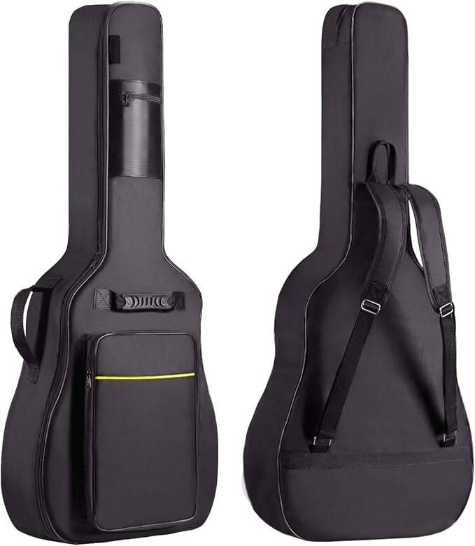 Bolsa para guitarra acústica de 41 pulgadas acolchado de 0,35 pulgadas de grosor