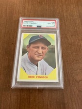 New graded PSA 8 1960 Fleer #35 Herb Pennock
