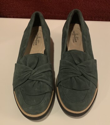 Topper Shoes Clarks Sharon Dasher - Mocasín Para Mujer, Plateado, 9 Mocasines Mujer Clarks