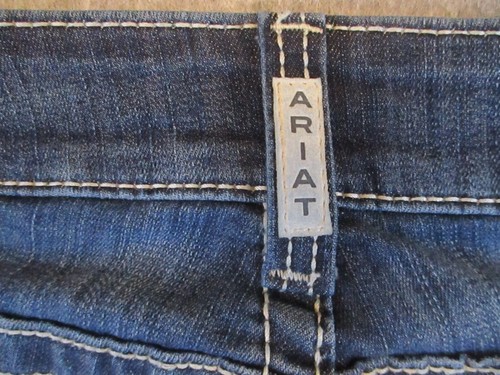 Ariat Jeans Damen 32 blau Denim Skinny Ankle Seitennaht ausgefranst Mid Rise 32x28 - Bild 7 von 17