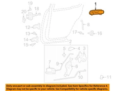 FORD OEM 02-10 Aviator Rear Door Lock Hardware-Handle, Outside 6L2Z7826604BBPTM