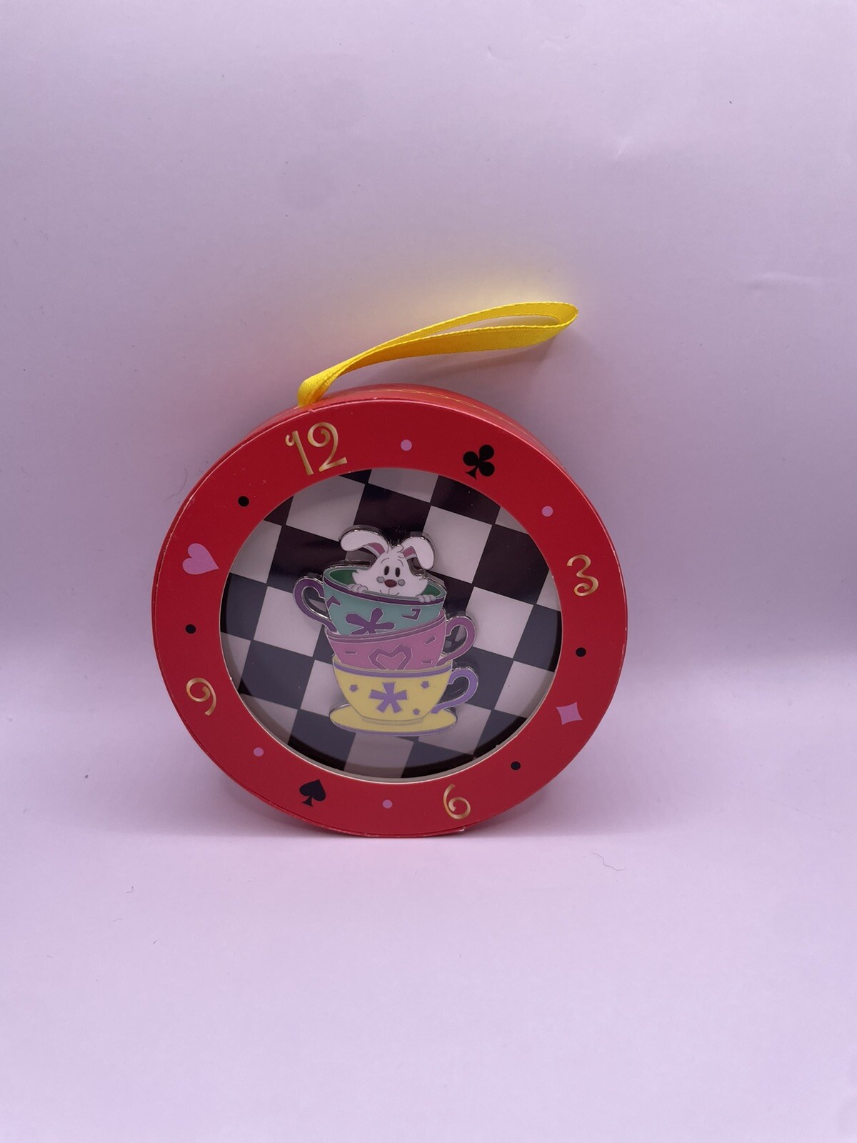Disney Alice In Wonderland - White Rabbit In Tea Cups Pin - Limited Release