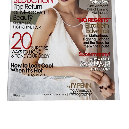 Vogue Magazine 2007 Elizabeth Edwards Cover Fashion Ads Promo Art Vintage - Picture 2 of 13