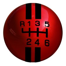 Red 2-18 Rally Shift Knob Mustang 11-26 Focus St 13-18 W Black 6-speed Pa...