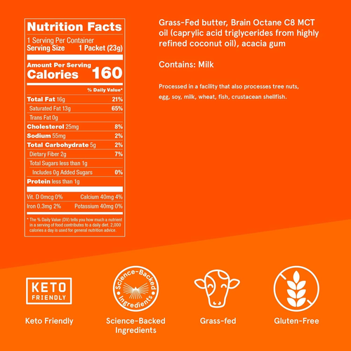 Bulletproof Instamix Original Unflavored Keto Coffee Creamer Packets, Pack of 1 - Picture 2 of 12