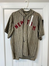 Vintage 1920s Wool Baseball Uniform Newton Jersey Pants Antique Pinstripe Set