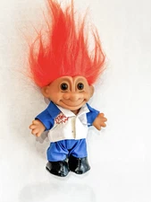 Russ Troll Bowler 5” Orange Hair Bowling Suit