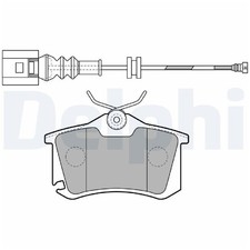 Satz Bremsbeläge Bremsklötze hinten für Seat Leon 1M1 1P1 Toledo 2 1M2 | 2397