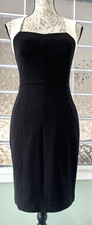 BANANA REPUBLIC Women's Black Ivory Sheath Career Dress Sleeveless Stretch 2