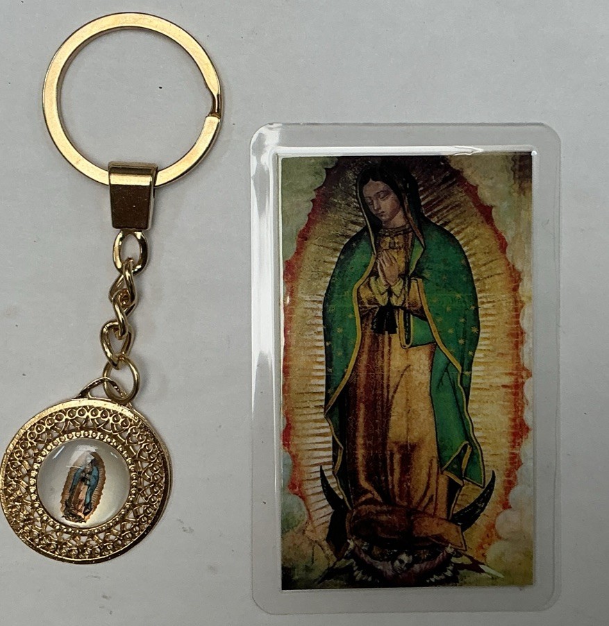 LLAVERO DE VIRGEN DE GUADALUPE, KEYCHAIN OF UOR LADY GUADALUPE