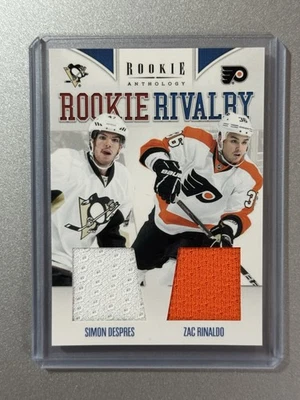 Simon Despres & Zac Rinaldo 2011 Panini Rookie Anthology Rookie Rivalry Patches - Image 1 of 4