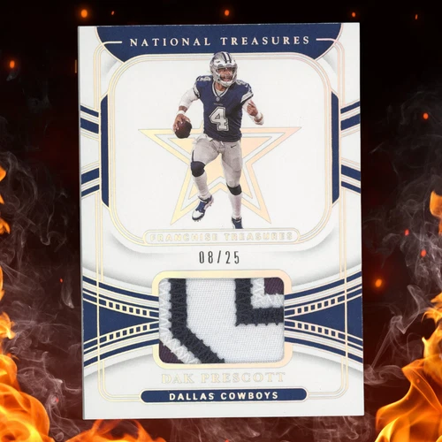 2021 Panini National Treasures DAK PRESCOTT Franchise Treasures Patch /25 #FT-DP