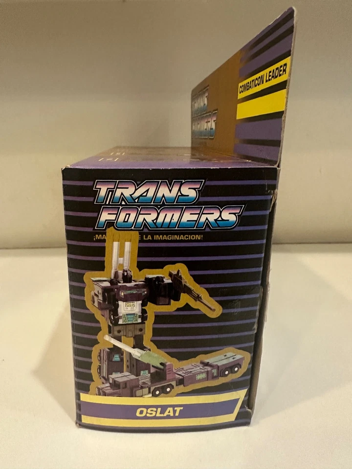 G1 Hasbro Europe Spain Gold Classic Oslat / Onslaught Box & Inserts Only No Toy - Image 3 of 4